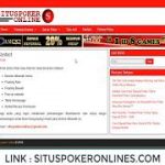 Daftar Situs Judi Poker QQ Online Terpercaya Di Indonesia – Situspokeronlines.com