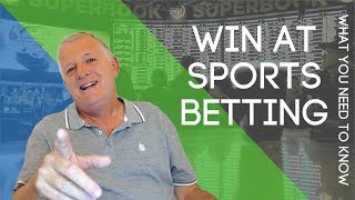 WIN at SPORTS BETTING – What you NEED to know