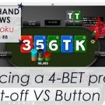 Pocket Tens facing a 4-BET preflop CO vs BTN – Poker Hand Reviews #8