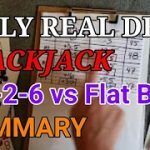 Daily Real Deal: Blackjack 6-decks 1-3-2-6 vs Flat Bet Summary