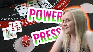 🔥 POWER PRESS 🔥 10 Minute Blackjack Challenge | Live Casino Game Las Vegas