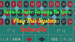 Roulette Easy Corner bet Strategy  | Roulette best tips aver | Roulette Strategy to easy win