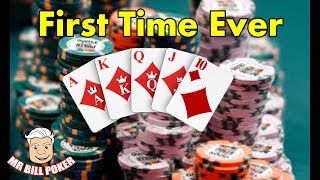 Mr Bill Poker Vlog 92 – First Ever Royal Flush!