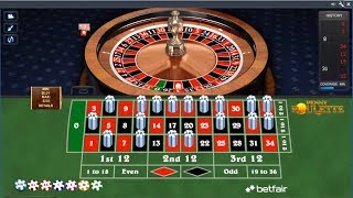 Small balance, Small target, Small bet & win in casino roulette.