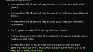 Poker bankroll management – Strategies, tips and help