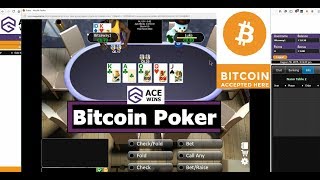 Playing Ace Wins Poker! Proof Real Fair Texas Hold’em! Ace Bitcoin BTC Dividends
