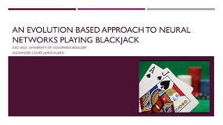 An Evolution-based Approach to Training Neural Networks to Play Blackjack