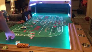 LED Craps Table Live Action Come Bet Strategy!