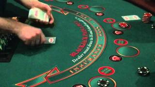 Hand gestures in hand-held blackjack