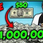 $50 to $1,000,000!! – BANKROLL CHALLENGE Day 1 Highlights @ GG Poker