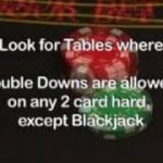 How to Play Basic Blackjack : Good Tables in a Game of Blackjack