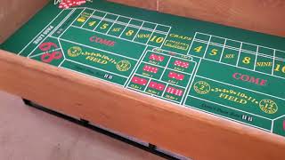 Craps table video #2