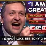 Top 5 Luckiest TONY G Poker Hands of ALL TIME!