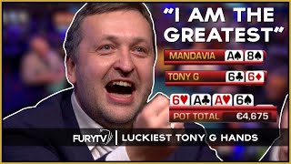 Top 5 Luckiest TONY G Poker Hands of ALL TIME!