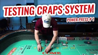 CRAPS SYSTEM TESTING #1 | Check This Out Las Vegas #6