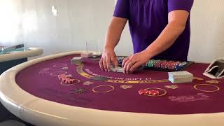 Dealing Blackjack demo