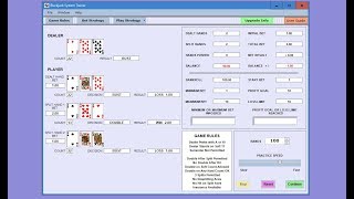 Blackjack Strategy and System Trainer