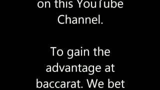 How to win at baccarat card counting by John Stathis