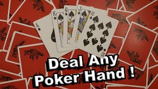 How To Deal Any Poker Hand! Learn Card Cheating Tutorial- Easy