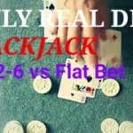 Daily Real Deal: Blackjack 6-decks 1-3-2-6 vs Flat Bet 20170424