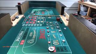 Craps betting $220 inside with $10/4 and $10/10