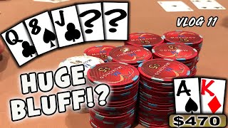 Getting Bluffed By a Subscriber! | Poker Vlog #11
