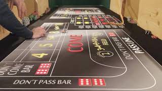 Craps Table Practice Session Hops Bet On The Seven’s