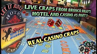 Craps Real Live Casino #5 PART 1 – Drew rolled great!