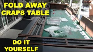 Fold Away Craps Table DO IT YOURSELF