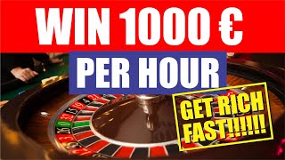 ROULETTE STRATEGY – Never Lose Again! SMART & SAFE 2019 – $1000 in a few MINUTES