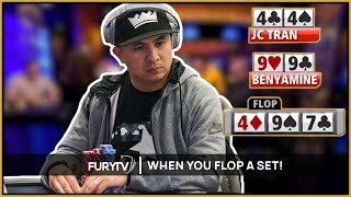 When you flop a SET and get ACTION! – A Poker Compilation!