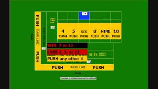 HD Craps Lesson 01 – Passline and Passline Odds