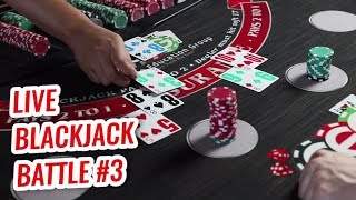 LIVE BLACKJACK Battle $1,500 Buy-IN – David Vs. Timmy Ep.3