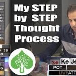 My Step by Step Thought Process in Poker (high stakes cash game @ Live at the BIke)