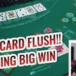 CHASING BIG WINS in High Card Flush