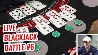 LIVE BLACKJACK $5,000 Attempt – Live Blackjack Session David vs. Timmy Ep.6