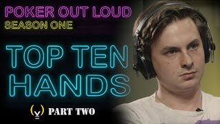 POKER OUT LOUD – TOP 10 HANDS – Season 1 – PART 2 | S4YTV POL | Solve For Why