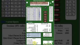 Bubble Craps Trending Chart & Strategy Visualizer