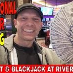 Professional Gambler Baccarat & Blackjack $820 Profit Using Martingale System At Rivers Casino.