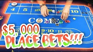 $5,000 on the Layout!!! – Craps Session with Patreon #2
