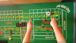 Craps strategy.  My ” go to ” strategy