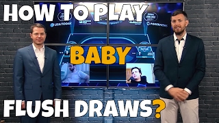 How To Play Baby Flush Draws – Jonathan Little in GPL Poker Strategy Corner