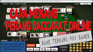 Trik Bermain Perang Baccarat Pkv Games