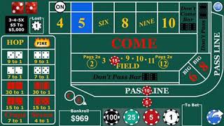 Another Craps Strategy “best come out opener”