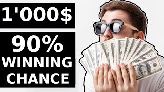 Safest Roulette Strategy to win!! $1000 Profit with a 90% winning chance!