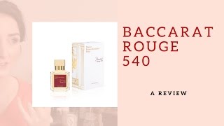 Baccarat Rouge 450 review / impression