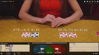 £1200 Start Live Dealer Casino Baccarat Session