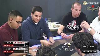 WEIRD PLO AAxx vs KKxx Running It Twice on the Live at the Bike Poker Stream feat. Wayne Chiang!