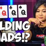 Kym Lim FOLDS QUADS in a Live Poker Cash Game!