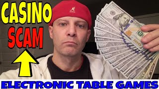 Professional Gambler Exposes Casino Scam Electronic Table Games Baccarat & Blackjack Strategies.